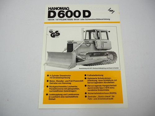 Hanomag d600d laderaupe 147 - d600d,