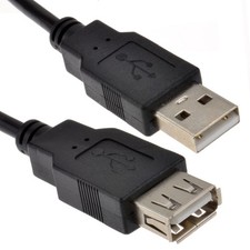 USB 2.0 24AWG Kabel Verlängerung A Stecker Zu Buchse 15cm/25cm/50cm/1m /1.8m/