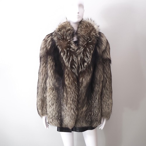 Vintage echt silberfuchs pelz - echt,