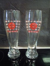 2x Weizen Bierglas FC Bayern