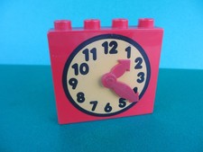 Lego Duplo Uhr rot bewegliche