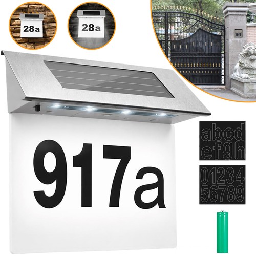 Led solar hausnummernleuchte - led,