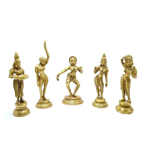 Messing apsara deko figuren - tm,