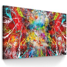 Leinwand Bilder Abstrakt Bunt Wandbilder XXL Wohnzimmer Modern Schlafzimmer 3089