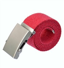 Stoffgürtel 100-150 cm Canvas Belt Jeans Gürtel schiebe schnalle 4 cm Breit SMAK