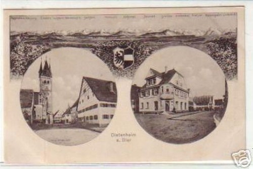 19580 mehrbild dietenheim - mehrbild, ak