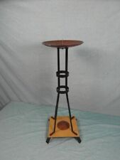 Kerzenständer Antik Eisen Messing Postament Ständer Jugendstil Blumensäule 12a2