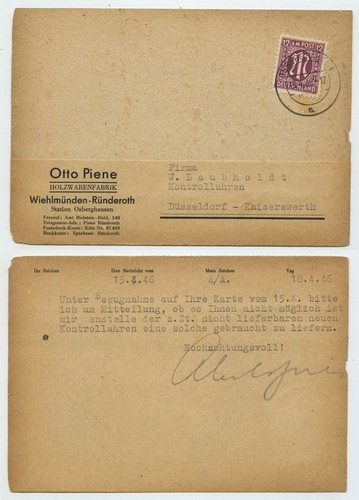 107191 postkarte otto - 107191,