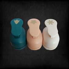 Folia 7009 Weihnachts-Motivstanzer Motivlocher Papierstanzer  3er Set Brandneu