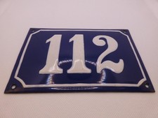 Emaille Schild original alt