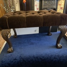 Vintage braun Chesterfield