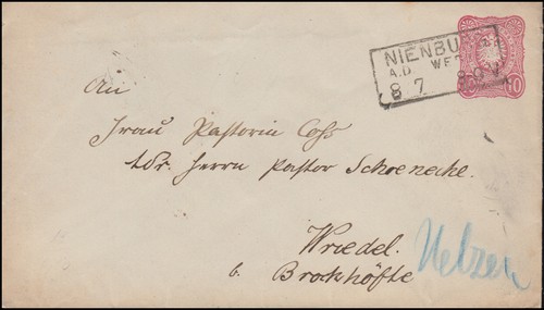 Umschlag 12a adler nienburg - u,