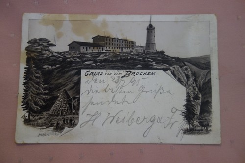 Brocken gruss von - ak, dem