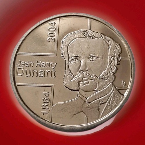 Belgien medaille 2004 rotes - medaille,