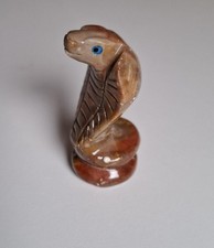 Steinfigur Kobra Jaspis