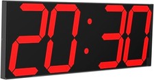 Große LED-Wanduhr 44 cm