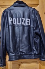 Polizei Lederjacke ohne Landeswappen Größe 56