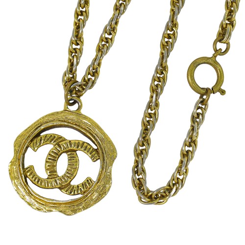 Chanel halskette vergoldet - cc,