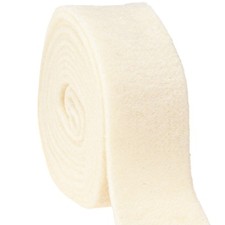 Filzband Weiß 7,5cm x 5m -