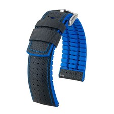 Uhrenarmband in Schwarz/Blau