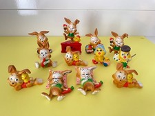 alte Schleich Maia+Borges 12 Häschen+Entchen 80er Jahre  Konvolut selten