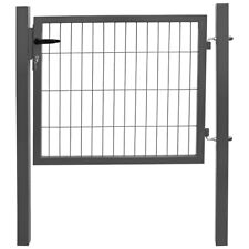 Gartentor Gartentür Zauntür Zauntor Pforte Anthrazit 80cm Quadratrohr V2Aox