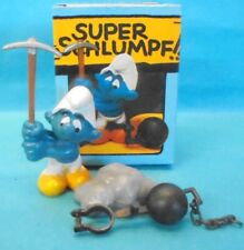 STRAFARBEITER 40213 SUPER Schlumpf : Nr. 3 Schuhe dunkel Pickel lang OVP MiB
