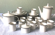 Rosenthal Kaffeeservice Berlin Friedrichstraße 4042 Platinrand Theo Baumann 70er