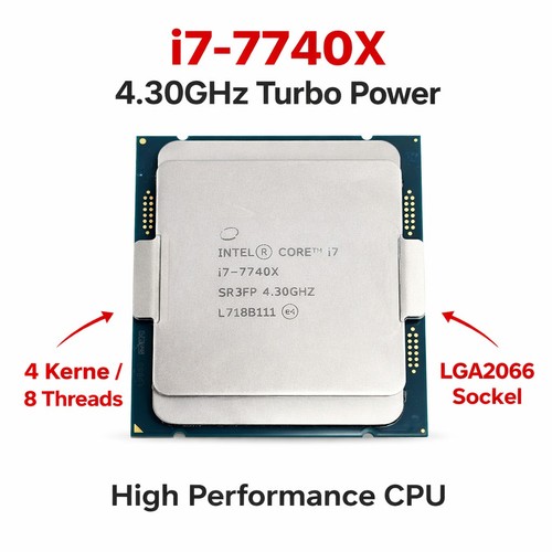 Intel core 7740x 4x - core, i7-7740x