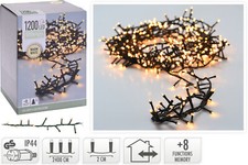 LED Weihnachts - Lichterkette warmweiß 10 bis 1500 LEDs  innen außen Party NEU