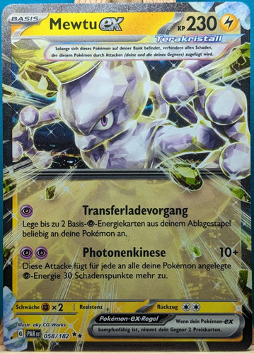 Pokemon paradoxrift mewtu - pokemon,