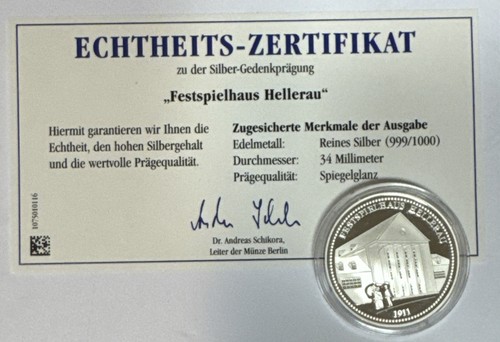 Silber-Gedenkprägung