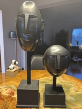 Metall Skulpturen Köpfe