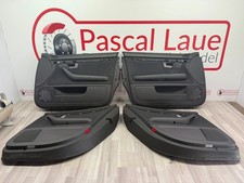 Audi A4 B6 B7 Türverkleidungen Türpappen S-Line vorne & hinten Stoff schwarz