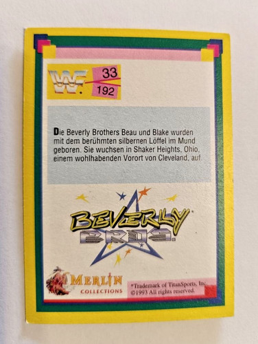 Wwf wrestling sammelkarte - wwf,