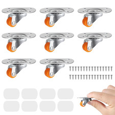 EXLECO 8Pcs 12Mm Lenkrollen