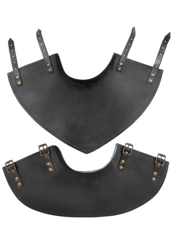 Leder kragen balor schwarz - kragen,
