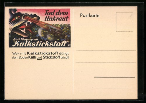 Ansichtskarte reklame für - ansichtskarte,