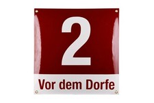 Hausnummer Hausnummernschild