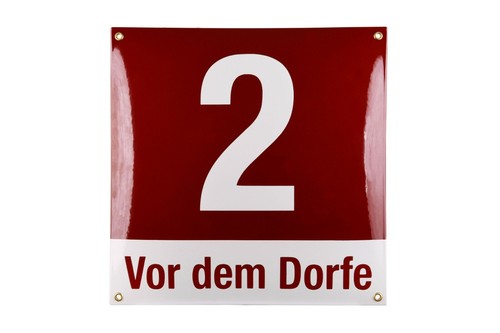 Hausnummer hausnummernschild - hausnummer,