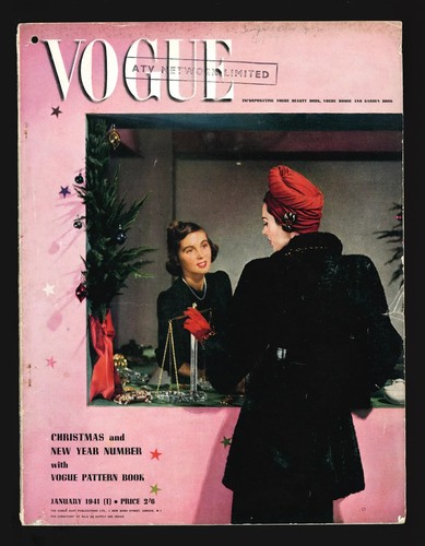 Vogue magazine 1941 back - uk,