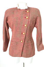 Christian Dior Blazer Jacke Jacket Wolle Viskose Damen Gr. US 8 DE 38 Mehrfarbig