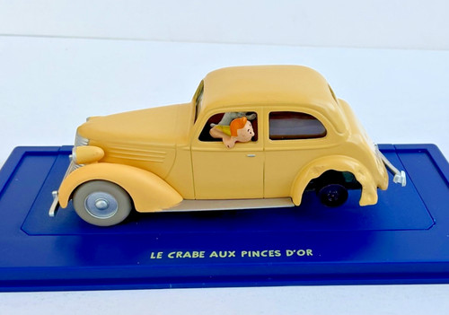 Tintin modellauto krabbe - tintin,