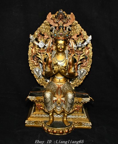 Bronze vergoldet silber inlay - vergoldet,