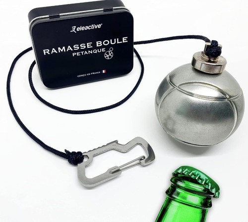 Magnetic petanque ball pickup - magnetic,