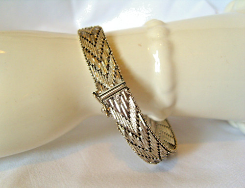 Armband massiv silber 70er - armband,