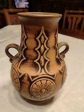 Keramik Vase Krugvase Relief