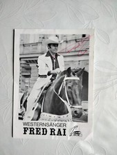 Karte vom Westernsänger Fred