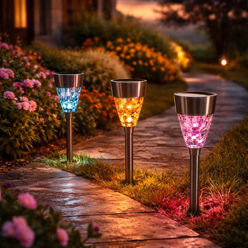 3er set solarlampe led - 3er,