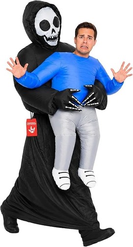 Aufblasbares sensemann kostüm - sensemann,